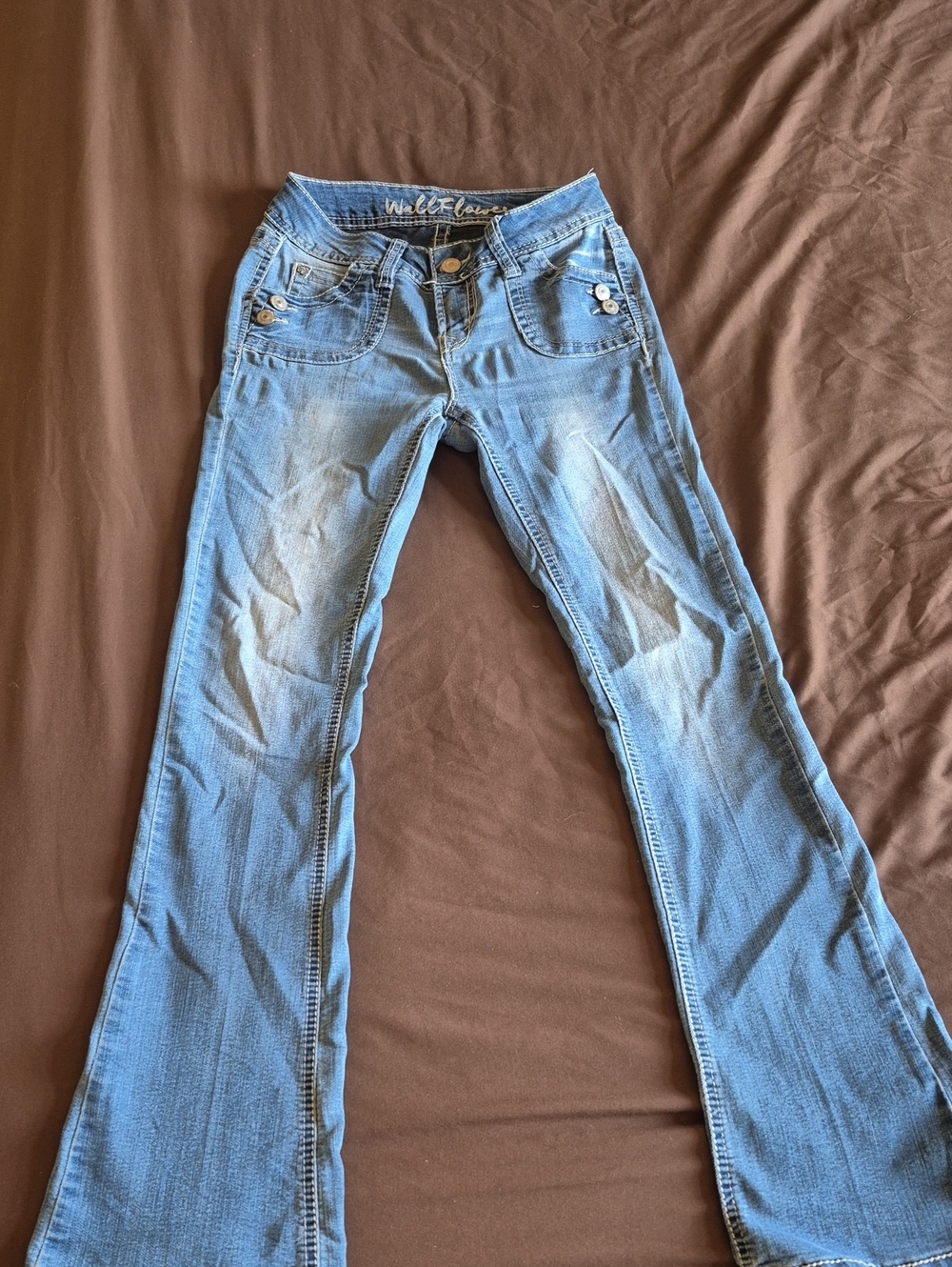 Wallflower Light Blue Flared Jeans